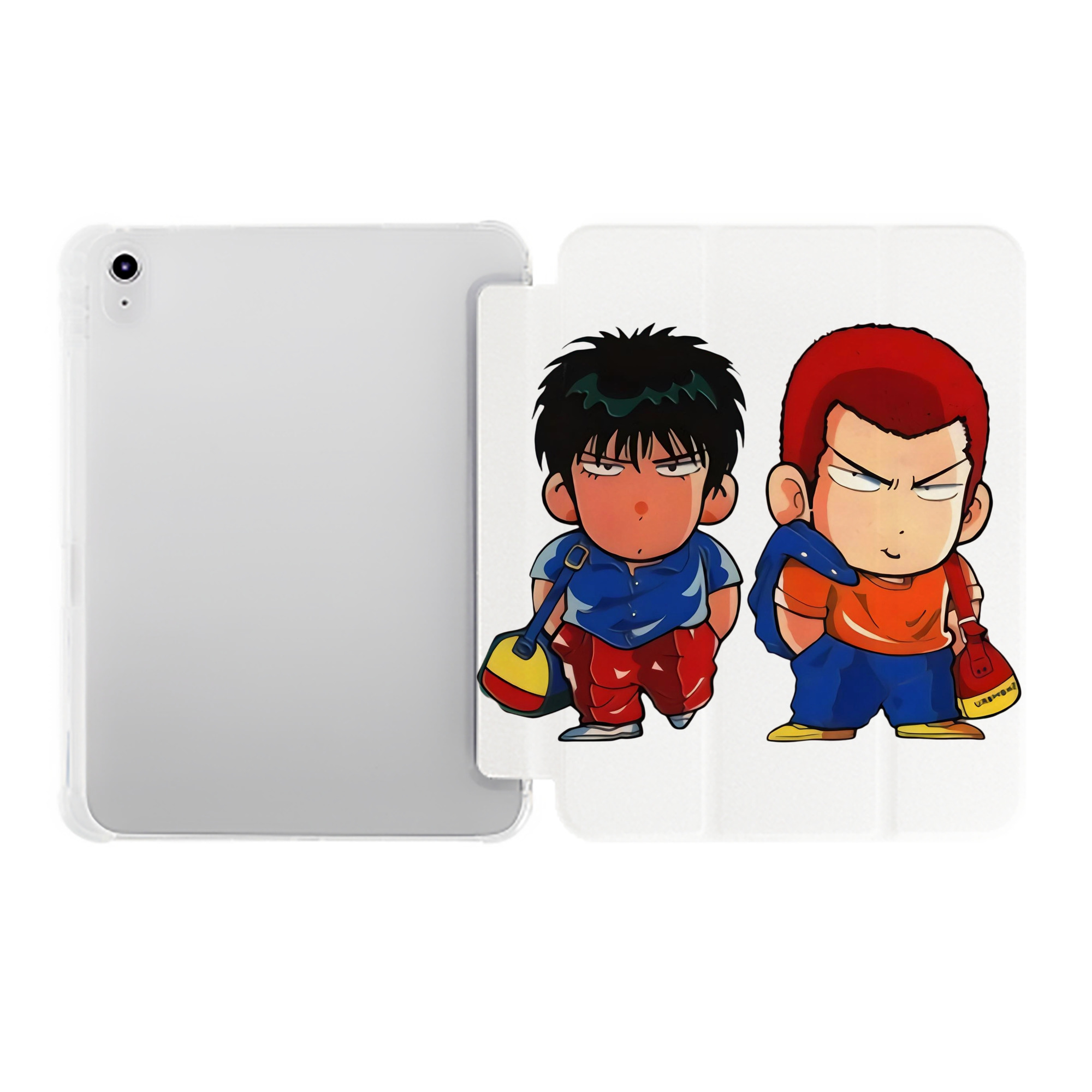 （画像用） SLAM DUNK／スラムダンク IPad ケース ペン収納付き 三つ折りスタンド PUレザー×シリコン 対応機種9.5/10.5/10.9インチ